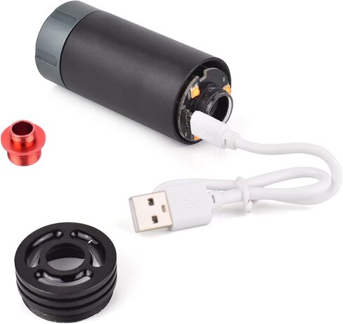 Tracer Unit Lighter Glow in Dark for 14mm CCW/10mm CW Thread M14 CCW Thread to M11 CW Thread (Black) in Saudi Arabia
