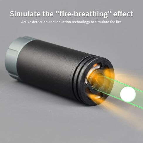 Tracer Unit Lighter Glow in Dark for 14mm CCW/10mm CW Thread M14 CCW Thread to M11 CW Thread (Black) in Saudi Arabia