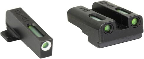 TRUGLO TFX مسدس البصر | متين ومقاوم للصدمات وصغير الحجم ومتوهج ومشرق من التريتيوم والألياف الضوئية Xtreme للرؤية النهارية/الليلية للمسدسات in Kuwait