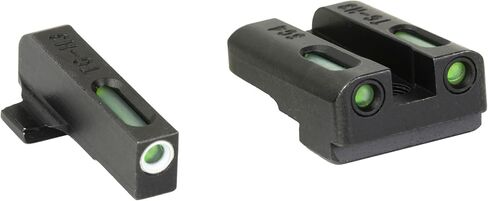 TRUGLO TFX مسدس البصر | متين ومقاوم للصدمات وصغير الحجم ومتوهج ومشرق من التريتيوم والألياف الضوئية Xtreme للرؤية النهارية/الليلية للمسدسات in Kuwait