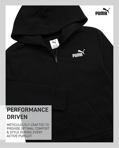 PUMA Active Girls Zip Up Hoodie - Lightweight Soft Fleece Hooded Girls Sweatshirt Kids Youth Hoodies for Teen Girls (7-16) in Saudi Arabia