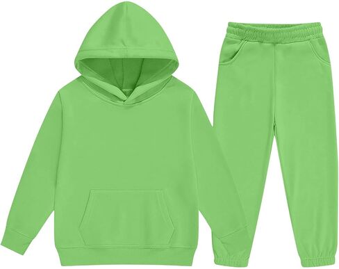 Custom Sweat Suits for Teen Girls Boys Your Own Design Text/Photo Personalized Winter Fleece Hoodies and Sweatpants in Saudi Arabia