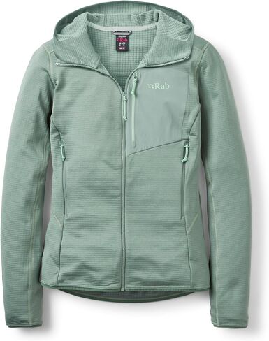 Rab Women’s Ascendor Hoody - Full-Zip Fleece Coat for Climbing, Skiing, & Mountaineering in Saudi Arabia