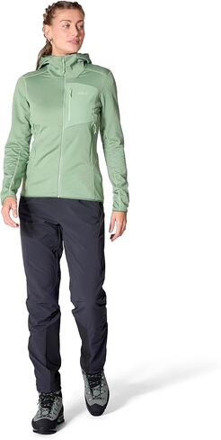 Rab Women’s Ascendor Hoody - Full-Zip Fleece Coat for Climbing, Skiing, & Mountaineering in Saudi Arabia