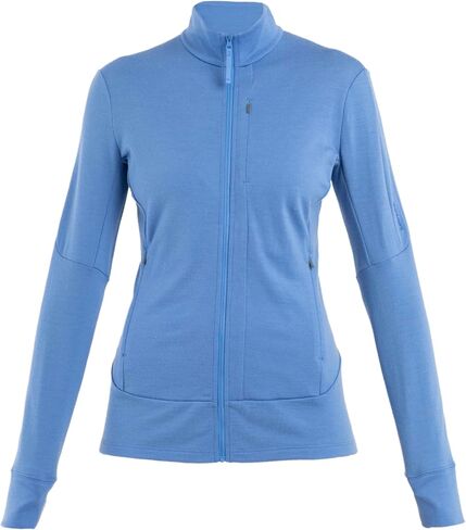 Icebreaker Merino womens Quantum Iv Long Sleeve Wool Athletic Full Zip Sweater in Saudi Arabia