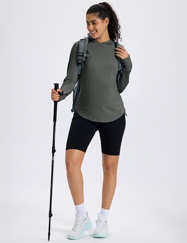 MAGCOMSEN Women's UPF 50+ Sun Protection Hoodie Long Sleeve Lightweight Quick Dry Shirt Athletic Outdoor Fishing Hiking in Saudi Arabia