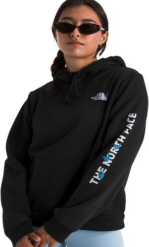 The North Face womens Evolution Butterfly Hoodie | 2 Piece Hood With Drawcord, Kangaroo Hand Pocket, Graphic Design in Saudi Arabia