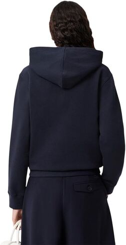 Lacoste womens Relaxed Fit Double Face Pique Hoodie in Saudi Arabia