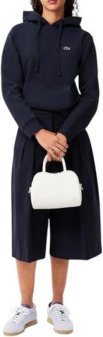 Lacoste womens Relaxed Fit Double Face Pique Hoodie in Saudi Arabia