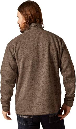 ARIAT Men's Caldwell Logo 1/4 Zip Sweater in Saudi Arabia