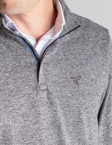 birddogs Men’s Quarter Zip Pullover | Built-in Liner, 4-Way Stretch, Wrinkle-Resistant, Tailored Fit | Work, Golf, Travel in Saudi Arabia