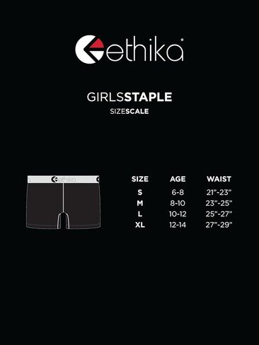 Ethika Girl's SubZero Staple Brief | Neon Red in Saudi Arabia