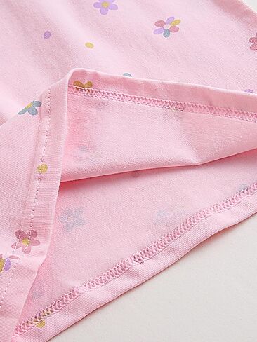 Girls' Tank Tops Multipack - 7 Pack Floral & Dot Print Sleeveless Tees in Saudi Arabia