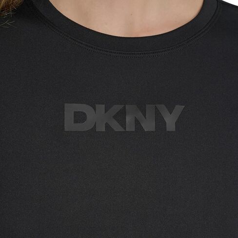 DKNY Women's Long Sleeve Cropped Compression Top in Saudi Arabia