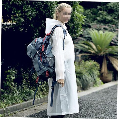 SAFIGLE Rainwear Outdoor Rain Poncho Hooded Rain Poncho Rain Jacket Hooded Ponchos Rain Ponchos for Adults Rain in Saudi Arabia