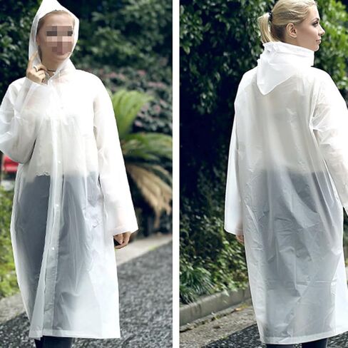 Semitransparent Raincoat Hooded Ponchos Rain Coat Rain Poncho Outdoor Suit Adult Ponchos for Rain in Saudi Arabia