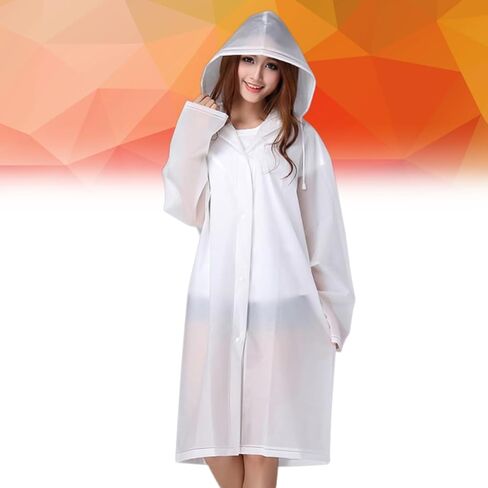 Semitransparent Raincoat Hooded Ponchos Rain Coat Rain Poncho Outdoor Suit Adult Ponchos for Rain in Saudi Arabia