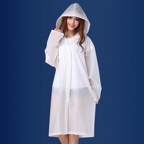 Semitransparent Raincoat Hooded Ponchos Rain Coat Rain Poncho Outdoor Suit Adult Ponchos for Rain in Saudi Arabia