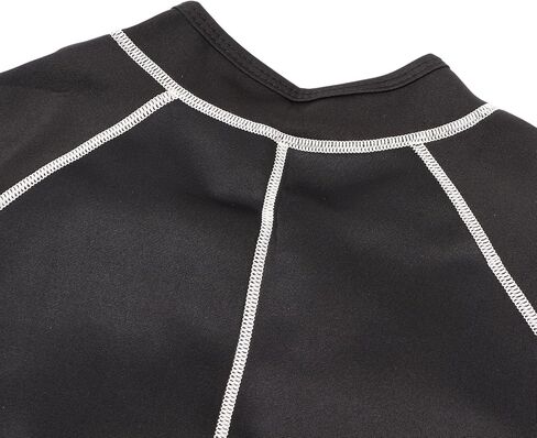 Drfeify Men Sweat Producing Long Sleeve Wetsuit Top for Quick Weight Loss and Yoga L Size in Saudi Arabia