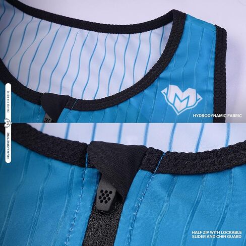 MY KILOMETRE Womens Triathlon Top Tri Singlet Racerback Performance Triathlon Top with Back Pockets in Saudi Arabia