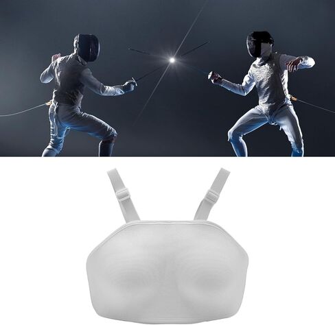 Fencing Chest Guard High Strength Plastic Breast Protector Women Adult Girl Competitions Training in Saudi Arabia