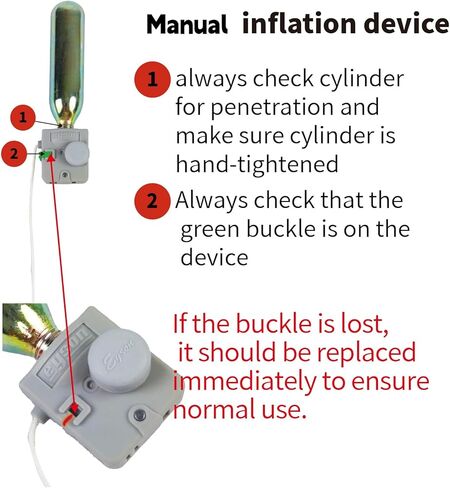 سترة نجاة قابلة للنفخ يدويًا، حافظة PFD للبالغين، سترة نجاة للبالغين، تدعم وزنًا يصل إلى 330 رطلاً in Kuwait