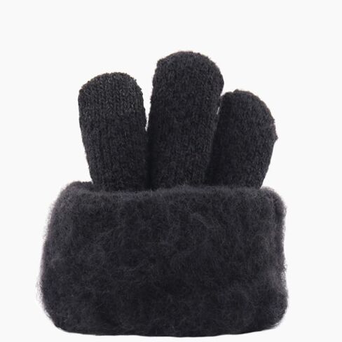 Knitted Gloves Men's Winter Warm Full-Finger Gloves Touch Screen Cycling Women's Soft Cashmere Gloves for Outdoor in Saudi Arabia