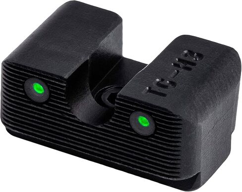 مشاهد TRUGLO Tritium Pro الليلية، متوافقة مع نماذج مسدس غلوك | مجموعة مسدسات أمامية وخلفية مدمجة ومتينة تتوهج في الظلام مع حلقة أمامية لقفل التركيز in Kuwait