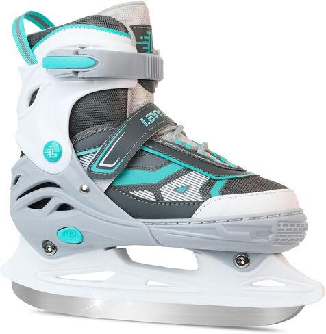 Adjustable ice Skates for Kids Boys Girls, 4 Size Triple Protection Beginner Figure Blades with Ankle Support for Outdoor and Rink in Kuwait