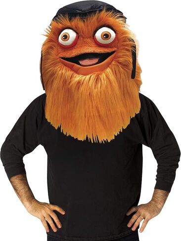 Rasta Imposta Gritty Mascot Head Costume, NHL's Philadelphia Flyers Hockey Mascot Costume, Fits Youth through Adult, Orange in Saudi Arabia