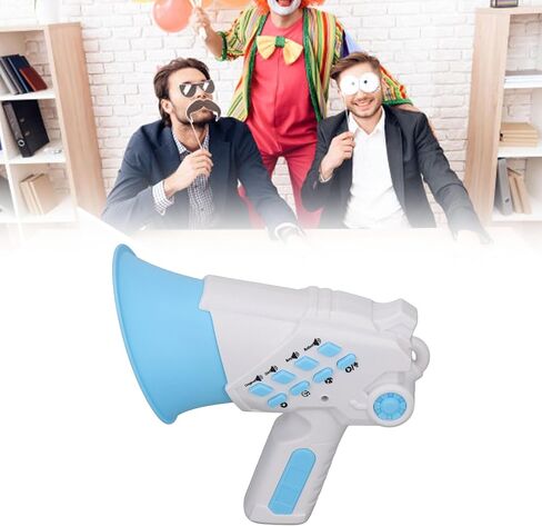 EVTSCAN Mini Voice Changer Megaphone Toy Record Playback Function Amplifier for Children Sky Blue in Saudi Arabia