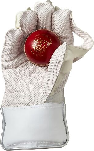 قفازات Gunn & Moore GM Cricket 606 Premium لحفظ الويكيت - لون أبيض، مقاس للبالغين in Saudi Arabia
