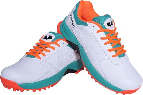 SK-SGO Sports Cricket Shoes for Men with Rubber Stud/Spikes in Saudi Arabia