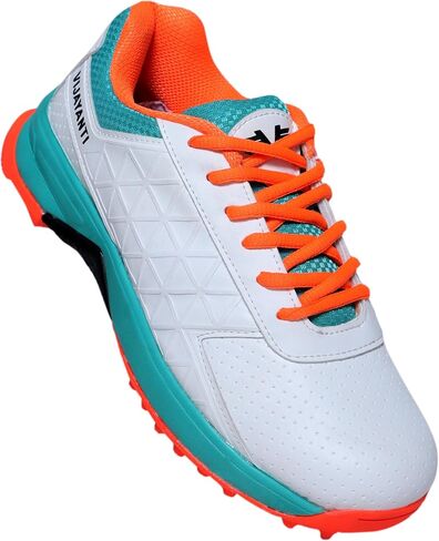 SK-SGO Sports Cricket Shoes for Men with Rubber Stud/Spikes in Saudi Arabia