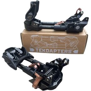 TEKDAPTERS Ski Touring Adapters by DAYMAKERS, 255-345mm Length, Universal Alpine Binding Compatible, Tech-Toe Interface in Saudi Arabia