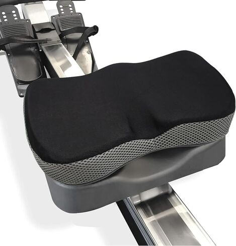 وسادة مقعد آلة التجديف لجهاز Concept 2 Rower - وسادة من الإسفنج الذكي مع قاعدة غير قابلة للانزلاق وغطاء قابل للغسل - تناسب الطراز Concept 2 D/E، وWaterRower، والدراجة المستلقية والمجدفين الداخليين in Kuwait