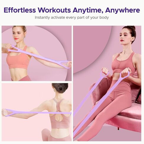 Pilates Ring Kit for Women, Pilates Equipment Accessories, Home Workout Set with Magic Circle, Mini Exercise Ball, Ankle Resistance Bands & Yoga Socks, for Fitness, Toning & Better Me Gifts in Saudi Arabia