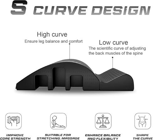 Spine Corrector Pilates, S Curve for Balance Pilates Spine Corrector Equipment Core Strengthening and Back Pain Relief in Kuwait