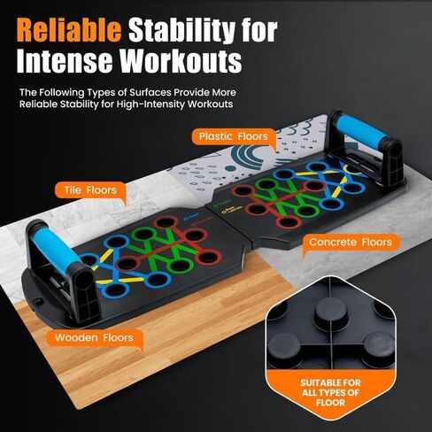 لوح البيلاتس | معدات إصلاح البيلاتيس المحمولة ولوحة توازن التزلج للتمرين المنزلي | آلة إصلاح بيلاتيس سبليت 12 في 1 مع مؤقت رقمي | مجموعة البيلاتس المنزلية لصالة الألعاب الرياضية وعضلات البطن واللياقة البدنية وممارسة الرياضة in Kuwait