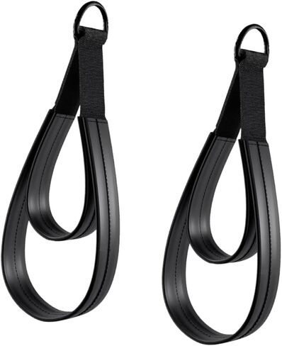 2Pcs Pilates Double Loop Straps for Reformer,Comfortable Grip Nonslip for Improve Flexibility Strength Dexterity Ankle Legs in Saudi Arabia