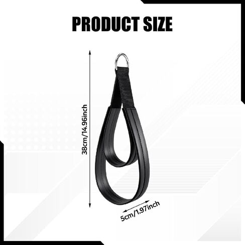 2Pcs Pilates Double Loop Straps for Reformer,Comfortable Grip Nonslip for Improve Flexibility Strength Dexterity Ankle Legs in Saudi Arabia