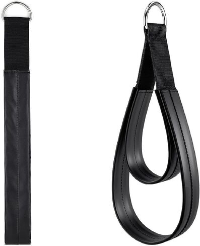 2Pcs Pilates Double Loop Straps for Reformer,Comfortable Grip Nonslip for Improve Flexibility Strength Dexterity Ankle Legs in Saudi Arabia