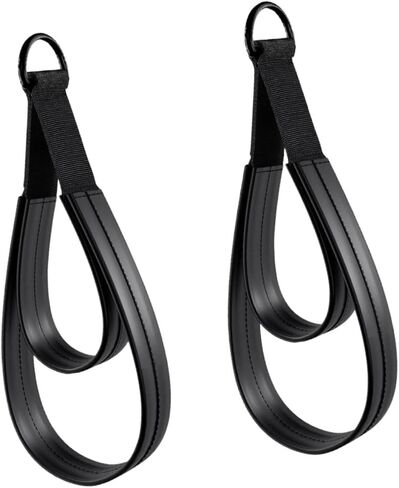 2Pcs Pilates Double Loop Straps for Reformer,Comfortable Grip Nonslip for Improve Flexibility Strength Dexterity Ankle Legs in Saudi Arabia
