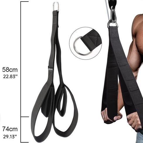 Double Loops, Foot and Hand Straps, Accessories for Pilates Equipment, Workout Equipment for Home Gym or Studio Use in Saudi Arabia