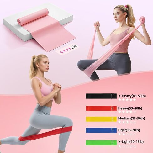 Pilates Kit for Women, Home Pilates Equipment Set with Pilates Ring and 2 Ball, 5 Resistance Bands, Yoga Block,Full Body Core & Flexibility Training,14-in-1 Portable Durable At Home Pilates Kit in Kuwait
