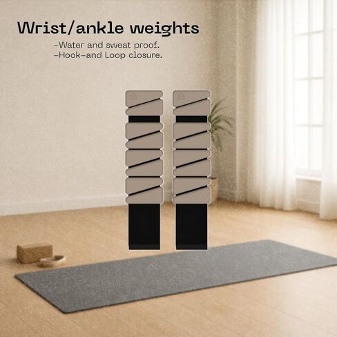 Home Pilates Essentials Kit 9 pcs. Pilates Ring Fitness Trainer, Ankle/Wrist Weights, Resistance Bands, Tote Bag, Grip Socks. Home or Gym/Studio Use. *MAT NOT Included* in Saudi Arabia