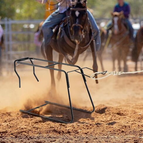 Blulu 43 Inch Collapsible Roping Dummy Body Roping Heading and Heeling Dummy, Brown, No Head in Saudi Arabia