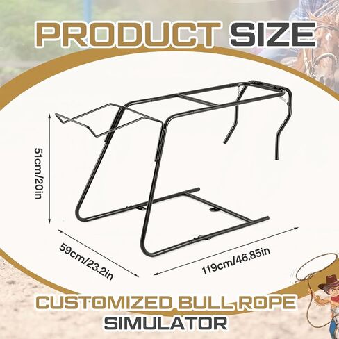 Blulu 43 Inch Collapsible Roping Dummy Body Roping Heading and Heeling Dummy, Brown, No Head in Saudi Arabia