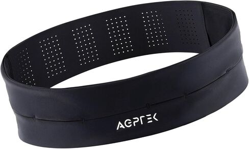 حزام الجري AGPTEK قابل للتعديل مع زجاجة مياه، حزمة فاني ترطيب رفيعة للرجال والنساء، حقيبة خصر غير قابلة للارتداد للجري وصالة الألعاب الرياضية والمشي لمسافات طويلة والتمرين وحزام المال لجميع الهواتف والأساسيات، مقاس M in Kuwait