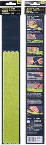 فيشر Twin Skin Mohair Narrow، Glide Grip تحسين الاستقرار الرياضات الثلجية التزلج عبر الريف التزلج تسلق الجبال النيون الأصفر استبدال جلود التزلج سلسلة Twin in Saudi Arabia
